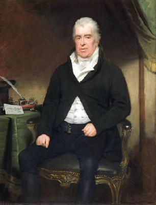 unknow artist Oil on canvas painting of Thomas Assheton-Smith. Welsh business manand later Member of Parliament for Caernarvonshire.